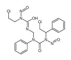 1,1'-Diphenylmethylenebis[3-(2-chloroethyl)-3-nitrosourea] structure