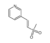 (E)-3-(2-(methylsulfonyl)vinyl)pyridine结构式