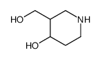 3-Hydroxymethylpiperidin-4-ol Structure