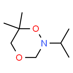 1,4,2-Dioxazine,tetrahydro-6,6-dimethyl-2-(1-methylethyl)-(9CI) structure