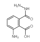 1,2-Benzenedicarboxylicacid, 3-amino-, 1-hydrazide structure