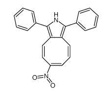 6-nitro-1,3-diphenyl-2H-cycloocta[c]pyrrole结构式