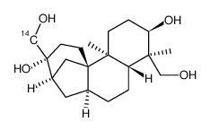 [17-14C]-aphidicolin Structure