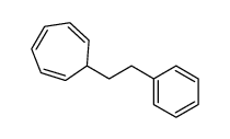 1,3,5-Cycloheptatriene, 7-(2-phenylethyl)- Structure