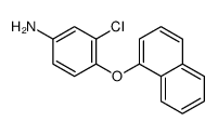 3-chloro-4-naphthalen-1-yloxyaniline Structure