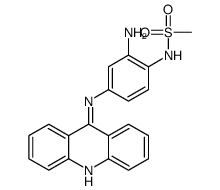 N-[4-(acridin-9-ylamino)-2-aminophenyl]methanesulfonamide Structure