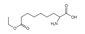 (2S)-2-Amino-9-ethoxy-9-oxononanoic acid结构式