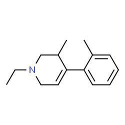 Pyridine, 1-ethyl-1,2,3,6-tetrahydro-3-methyl-4-(2-methylphenyl)- (9CI) structure