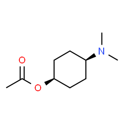 Cyclohexanol, 4-(dimethylamino)-, acetate (ester), cis- (9CI) structure