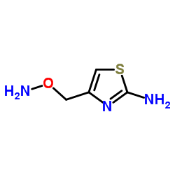 2-Thiazolamine,4-[(aminooxy)methyl]-(9CI) structure