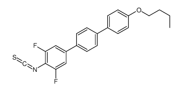 5-[4-(4-butoxyphenyl)phenyl]-1,3-difluoro-2-isothiocyanatobenzene结构式