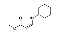 methyl 3-(cyclohexylamino)prop-2-enoate结构式