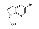 (5-Bromo-1H-pyrrolo[2,3-b]pyridin-1-yl)methanol Structure