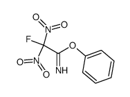 phenyl 2-fluoro-2,2-dinitroacetimidate Structure