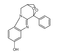 1-phenyl-4,5-dihydro-1H,3H-1,4-epoxybenzo[4,5]imidazo[2,1-c][1,4]oxazepin-9-ol结构式