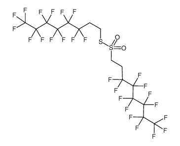 S-(3,3,4,4,5,5,6,6,7,7,8,8,8-tridecafluorooctyl) 3,3,4,4,5,5,6,6,7,7,8,8,8-tridecafluorooctane-1-sulfonothioate Structure