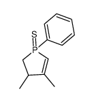 3,4-dimethyl-1-phenyl-2,3-dihydrophosphole 1-sulfide Structure