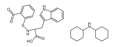 N-O-NITROPHENYLSULFENYL-L-TRYPTOPHAN DI(CYCLOHEXYL)AMMONIUM SALT Structure