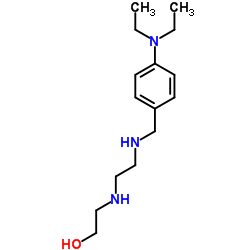 2-[(2-{[4-(Diethylamino)benzyl]amino}ethyl)amino]ethanol结构式