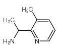 1-(3-methylpyridin-2-yl)ethanamine Structure