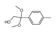2,2-Dimethoxy-2-(p-tolyl)-ethanol结构式