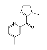 4-methyl-2-pyridyl 1-methyl-2-pyrrolyl ketone结构式