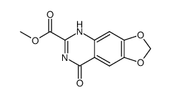 methyl 8-oxo-5,8-dihydro-[1,3]dioxolo[4,5-g]quinazoline-6-carboxylate结构式