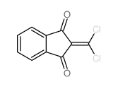 1H-Indene-1,3(2H)-dione,2-(dichloromethylene)-结构式