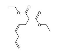 diethyl 2(Z),5-hexadienyl-malonate结构式