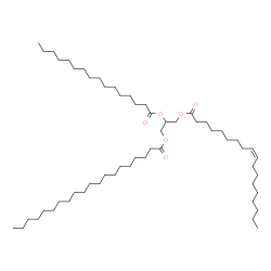 1-Arachidoyl-2-Palmitoyl-3-Oleoyl-rac-glycerol结构式