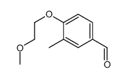 4-(2-methoxyethoxy)-3-methylbenzaldehyde Structure