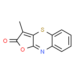 2H-Furo[3,2-b][1,4]benzothiazin-2-one,3-methyl-(9CI) structure