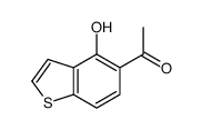 1-(4-Hydroxy-1-benzothiophen-5-yl)ethanone Structure