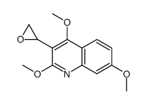 2,4,7-trimethoxy-3-(oxiran-2-yl)quinoline Structure