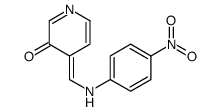 4-[(4-nitroanilino)methylidene]pyridin-3-one Structure