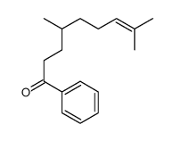 4,8-dimethyl-1-phenylnon-7-en-1-one结构式