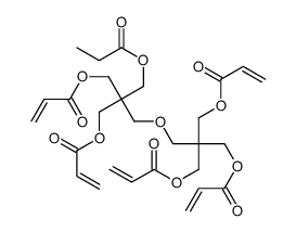 2-[[3-[(1-oxoallyl)oxy]-2,2-bis[[(1-oxoallyl)oxy]methyl]propoxy]methyl]-2-[(1-oxopropoxy)methyl]-1,3-propanediyl diacrylate结构式