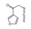 1-(furan-3-yl)-2-isothiocyanatoethanone Structure