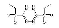 3,6-bis(ethylsulfonyl)-1,4-dihydro-1,2,4,5-tetrazine结构式