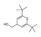 (2,6-ditert-butyl-4H-thiopyran-4-yl)methanol Structure