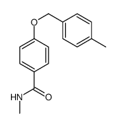 Benzamide, N-methyl-4-(4-methylphenyl)methoxy- Structure