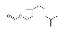 [(3S)-3,7-dimethyloct-7-enyl] formate结构式