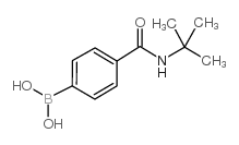 (4-(tert-Butylcarbamoyl)phenyl)boronic acid structure