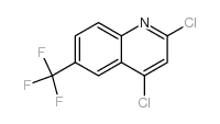 2,4-二氯-6-三氟甲基喹啉结构式