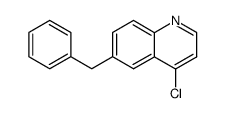 6-benzyl-4-chloro-quinoline Structure