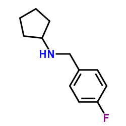 N-(4-Fluorobenzyl)cyclopentanamine Structure