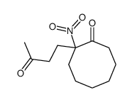 4-(1'-Nitro-2'-oxocyclooctyl)-2-butanon Structure