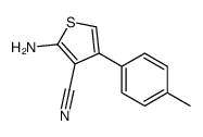 2-amino-4-(4-methylphenyl)thiophene-3-carbonitrile Structure