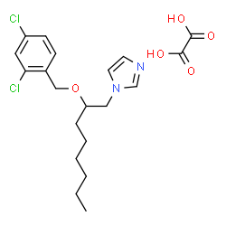 1-(2-(2,4-dichlorobenzyloxy)-n-octyl)imidazole oxalate structure