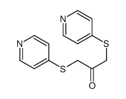 1,3-bis(pyridin-4-ylsulfanyl)propan-2-one结构式